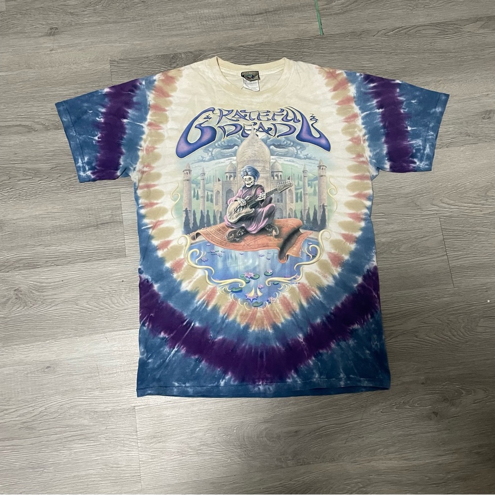 Men’s super sick rare Grateful Dead vintage liquid blue tee